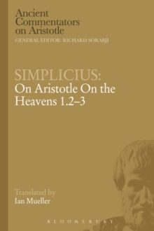 Image for On Aristotle On the heavens 1.2-3