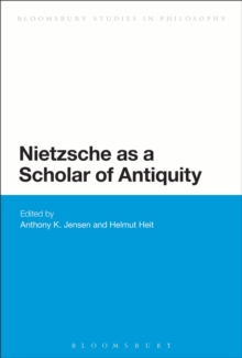 Image for Nietzsche as a scholar of antiquity