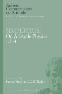 Image for On Aristotle physics 1.3-4
