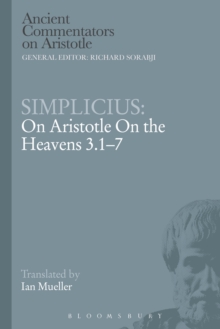 Image for On Aristotle On the heavens 3.1-7