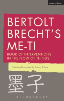 Image for Bertolt Brecht's Me-ti: book of interventions in the flow of things
