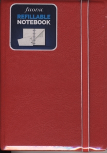 FILOFAX REFILLABLE A5 NOTEBOOK RED