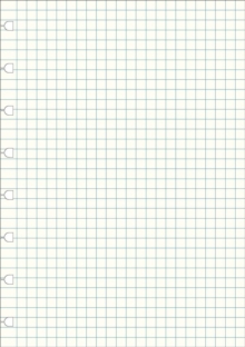 Filofax A5 Notebook refill – squared paper white