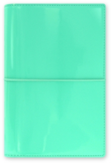 Filofax Personal Domino Patent turquoise organiser