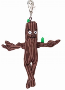 STICK MAN KEY CLIP MINI PLUSH 6 INCHES