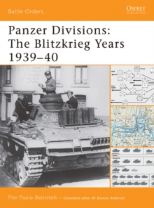 Image for Panzer divisions: the Blitzkrieg years 1939-40