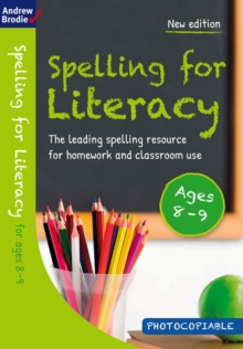 Image for Spelling for literacy for ages 8-9