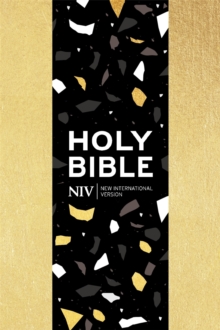 NIV Pocket Gold Terrazzo Soft-tone Bible with Zip