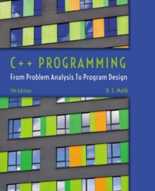 Image for C++ programming: from problem analysis to program design