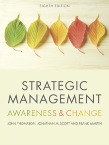 Image for Strategic management  : awareness & change