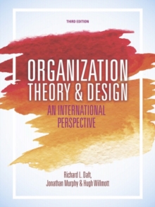 Image for Organization theory & design  : an international perspective