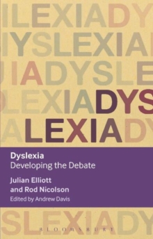 Image for Dyslexia  : developing the debate