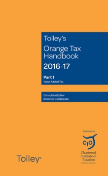 Image for Tolley's Orange Tax Handbook 2016-17