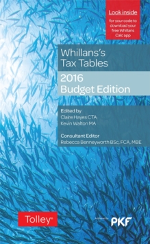 Image for Whillans's tax tables 2016-17