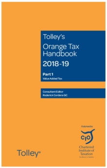 Image for Tolley's orange tax handbook 2018-19