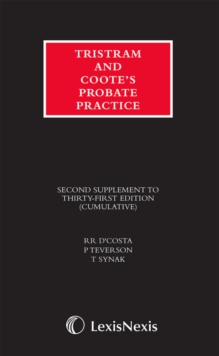Image for Tristram and Coote's Probate Practice 31st edition Second Supplement