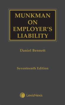 Image for Munkman on employer's liability