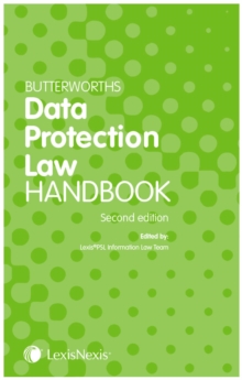 Image for Butterworths data protection law handbook
