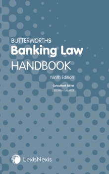Image for Butterworths Banking Law Handbook