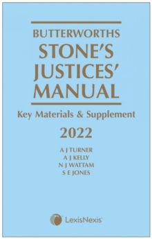 Image for Butterworths Stone's justices' manual 2022
