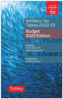 Image for Whillans's Tax Tables 2022-23 (Budget edition)