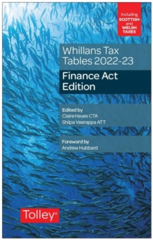 Image for Whillans's tax tables 2022-23
