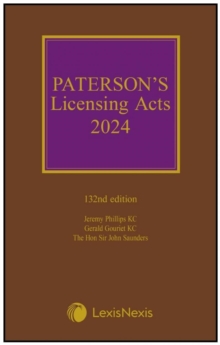 Image for Paterson's Licensing Acts 2024