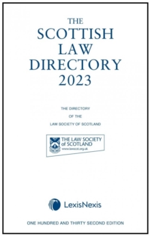 Image for The Scottish law directory 2023  : the directory of the Law Society of Scotland