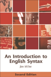 Image for An introduction to English syntax