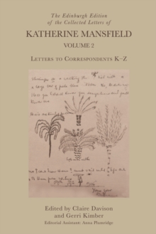 Edinburgh Edition of the Collected Letters of Katherine Mansfield