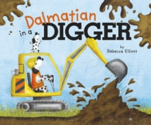 Dalmatian in a Digger