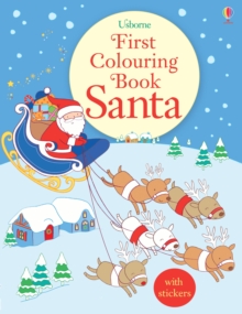 Image for First Colouring Book Santa + stickers