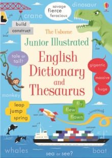 Image for The Usborne junior illustrated English dictionary and thesaurus