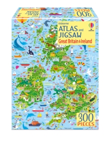 Image for Usborne Atlas & Jigsaw Great Britain & Ireland