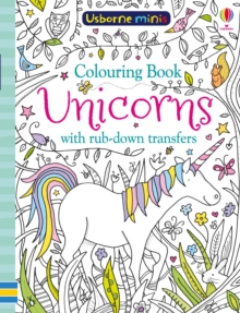 Colouring Book Unicorns with Rub Downs