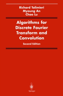 Image for Algorithms for discrete Fourier transform and convolution