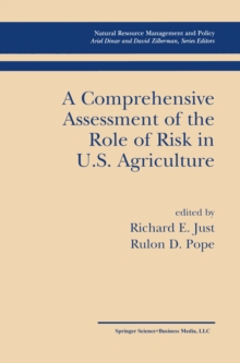 Image for Comprehensive Assessment of the Role of Risk in U.S. Agriculture
