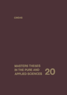 Image for Masters Theses in the Pure and Applied Sciences: Volume 20: Accepted by Colleges and Universities of the United States and Canada