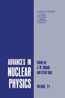 Image for Advances in Nuclear Physics