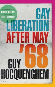 Image for Gay liberation after May '68