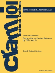 Image for Studyguide for Deviant Behavior by Thio, Alex D