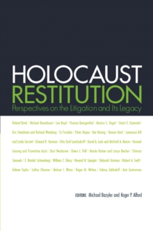 Image for Holocaust restitution: perspectives on the litigation and its legacy