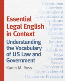Image for Essential Legal English in Context
