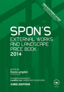 Image for Spon's External Works and Landscape Price Book 2014