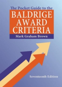 Image for The Pocket Guide to the Baldrige Award Criteria (5-Pack)