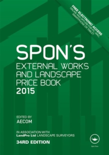 Image for Spon's external works and landscape price book 2015