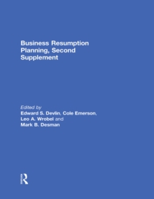 Image for Business resumption planning, second supplement