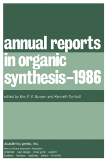 Image for Annual Reports in Organic Synthesis - 1986
