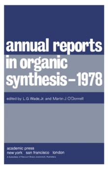 Image for Annual Reports in Organic Synthesis - 1978