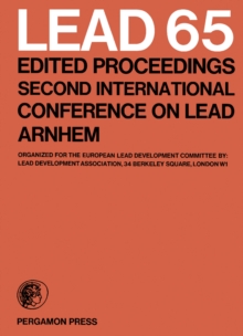 Image for Lead 65: Edited Proceedings, Second International Conference on Lead, Arnhem